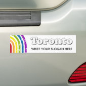 AUTOCOLLANT DE VOITURE FIERTÉ DE TORONTO (En voiture)