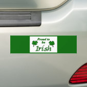 Autocollant De Voiture Fierté d'Irlandais de shamrocks (En voiture)