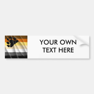 AUTOCOLLANT DE VOITURE FIERTÉ D'OURS