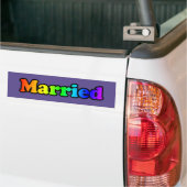 Autocollant De Voiture Fierté du mariage (Sur camion)