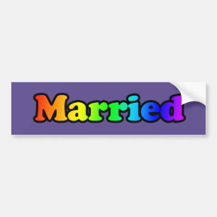 Autocollant De Voiture Fierté du mariage