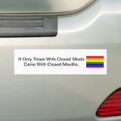 Autocollant De Voiture fierté fermée de lgbt d'esprits (En voiture)