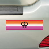 Autocollant De Voiture Fierté lesbienne (En voiture)