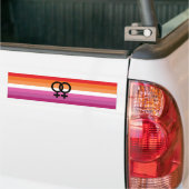 Autocollant De Voiture Fierté lesbienne (Sur camion)