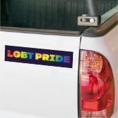 AUTOCOLLANT DE VOITURE FIERTÉ LGBT (Sur camion)