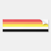 Autocollant De Voiture Fierté Lithsexuelle (Devant)