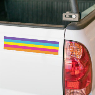 Autocollant De Voiture Fierté non binaire de genre
