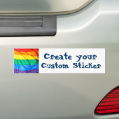 Autocollant De Voiture Fierté solide - plan rapproché de drapeau de gay (En voiture)