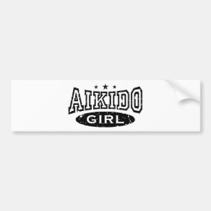 Autocollant De Voiture Fille Aikido