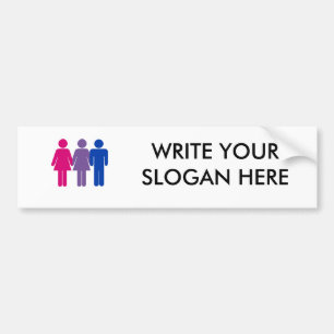 Autocollant De Voiture Fille bisexuelle