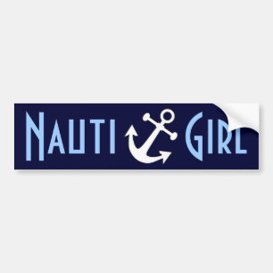 Autocollant De Voiture Fille de Nauti