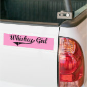 Autocollant De Voiture Fille de whiskey (Sur camion)