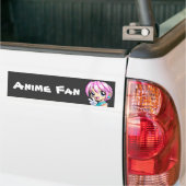 Autocollant De Voiture Fille mignonne d'Anime (Sur camion)