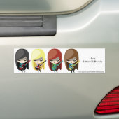 Autocollant De Voiture Filles Bumpersticker de Rockstar (En voiture)