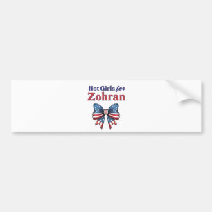Autocollant De Voiture Filles Chaudes Pour Zohran Mamdani Maire NYC États