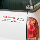 Autocollant De Voiture Fin d'éducation ? (Sur camion)
