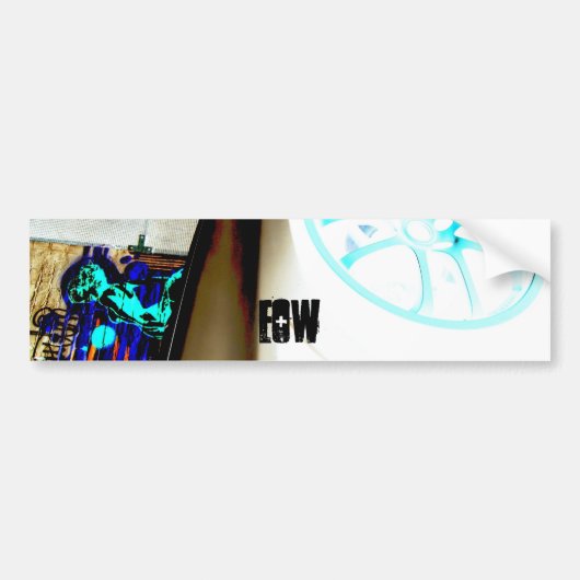 Autocollant De Voiture Fin du logo d'équipe du monde (Devant)