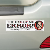 Autocollant De Voiture Fin d'une erreur (En voiture)