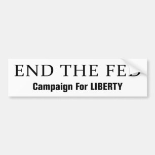 Autocollant De Voiture Finissez le Fed Bumpersticker