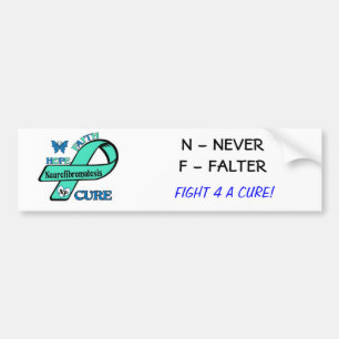 Autocollant De Voiture Finissons N-F (la neurofibromatose)