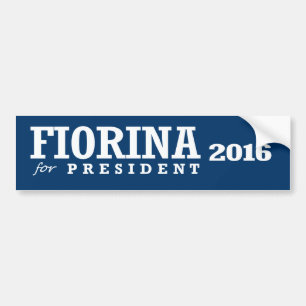 AUTOCOLLANT DE VOITURE FIORINA POUR LE PRÉSIDENT 2016