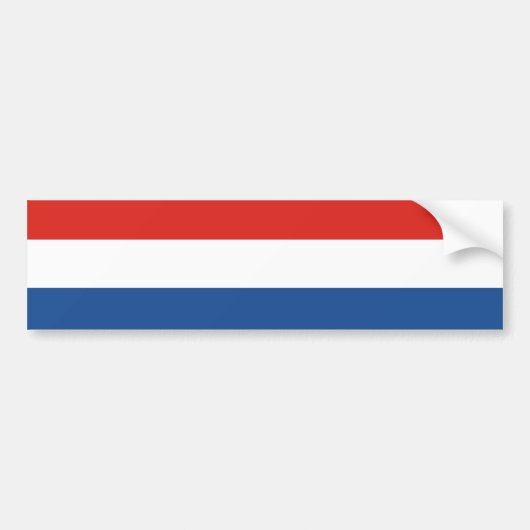 Autocollant De Voiture Flag of the Netherlands (Devant)