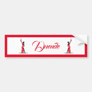 Autocollant De Voiture Flamenco Dancer Duende