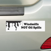 AUTOCOLLANT DE VOITURE FLAQUES D'HUILE DE MOULINS À VENT PAS (En voiture)