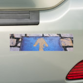 Autocollant De Voiture Flèche jaune (En voiture)