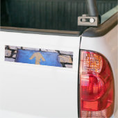 Autocollant De Voiture Flèche jaune (Sur camion)