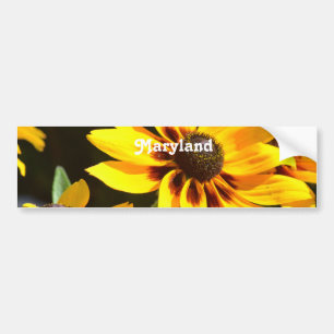 Autocollant De Voiture Fleur d'état du Maryland