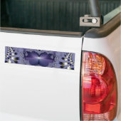 Autocollant De Voiture Fleur violette (Sur camion)