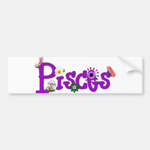 Autocollant De Voiture Fleurs de Poissons
