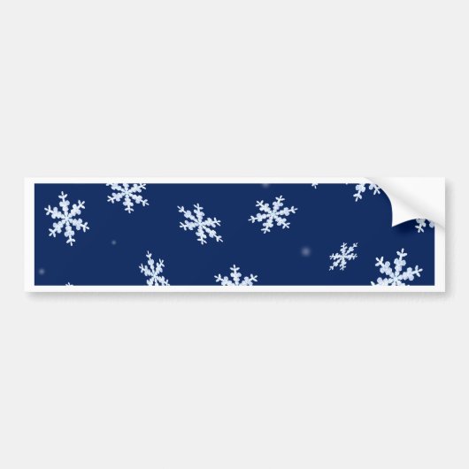 Autocollant De Voiture Flocon de neige (Devant)