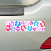 Autocollant De Voiture Floral und pink (En voiture)