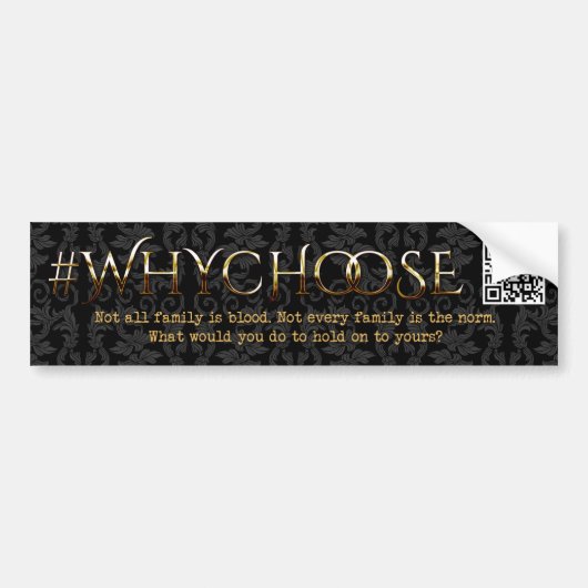 Autocollant De Voiture Floral victorien de #WhyChoose (Devant)