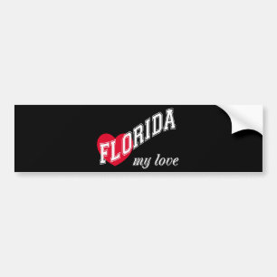 Autocollant De Voiture Floride mon amour