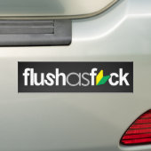 Autocollant De Voiture flushasfck (fibre de carbone de faux) (En voiture)