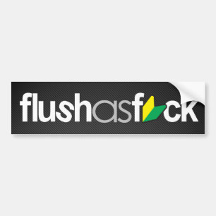 Autocollant De Voiture flushasfck (fibre de carbone de faux)
