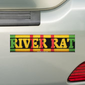 Autocollant De Voiture FNI riveraines. Rat VSM de rivière (En voiture)