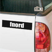 Autocollant De Voiture Fnord (Sur camion)