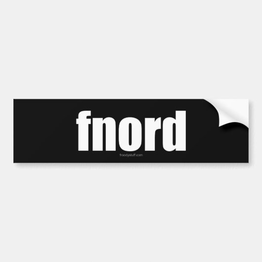 Autocollant De Voiture Fnord (Devant)