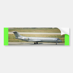 AUTOCOLLANT DE VOITURE FOKKER 100