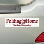 Autocollant De Voiture Folding@Home - adhésif pour pare-chocs (En voiture)