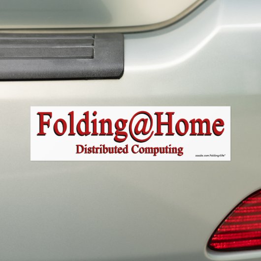 Autocollant De Voiture Folding@Home - adhésif pour pare-chocs (En voiture)