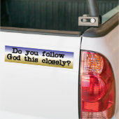 Autocollant De Voiture Follow God (Sur camion)
