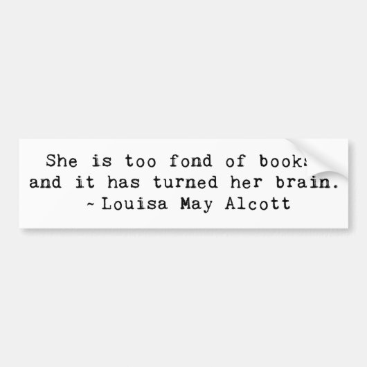 Autocollant De Voiture Fond de livres (Devant)