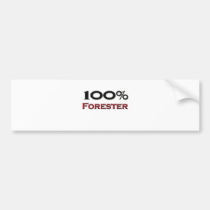 Autocollant De Voiture Forestier de 100 pour cent