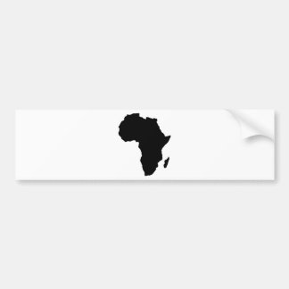 Autocollant De Voiture forme africaine noire