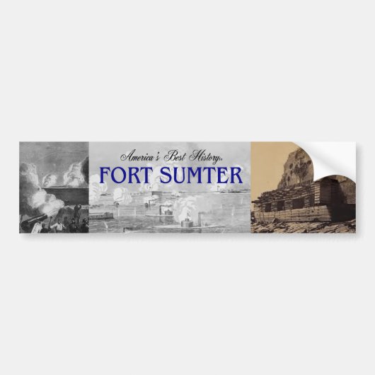 Autocollant De Voiture Fort Sumter (Devant)
